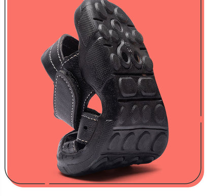 Girls Baby Soft Sole Boys Sandals Baotou Beach Shoes - KuzuSHOP