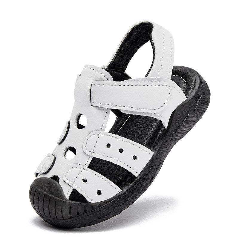 Girls Baby Soft Sole Boys Sandals Baotou Beach Shoes - KuzuSHOP