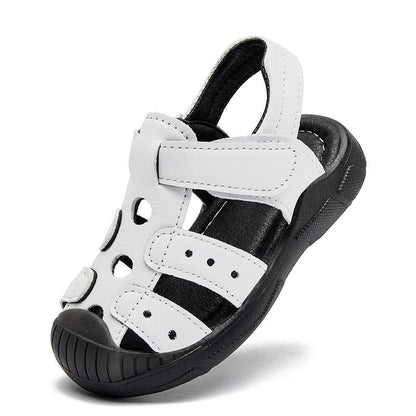 Girls Baby Soft Sole Boys Sandals Baotou Beach Shoes - KuzuSHOP
