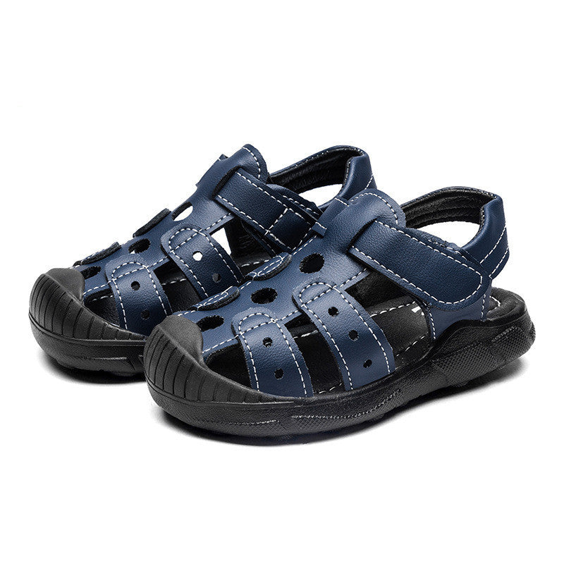 Girls Baby Soft Sole Boys Sandals Baotou Beach Shoes - KuzuSHOP