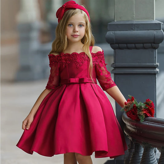 Kids Girls Dress Toddler Tops Skirts Kid Clothes Children - KuzuSHOP