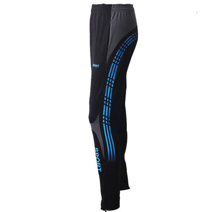 Man straight tube pants leisure pants thin outdoor fitness running FOOTBALL PANTS fast dry casual clothing wholesale - KuzuSHOP