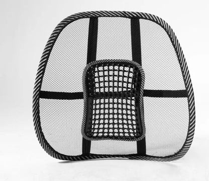 Top Quality Black Mesh Lumbar Brace Support Home Office Car Seat Chair Cushion - KuzuSHOP