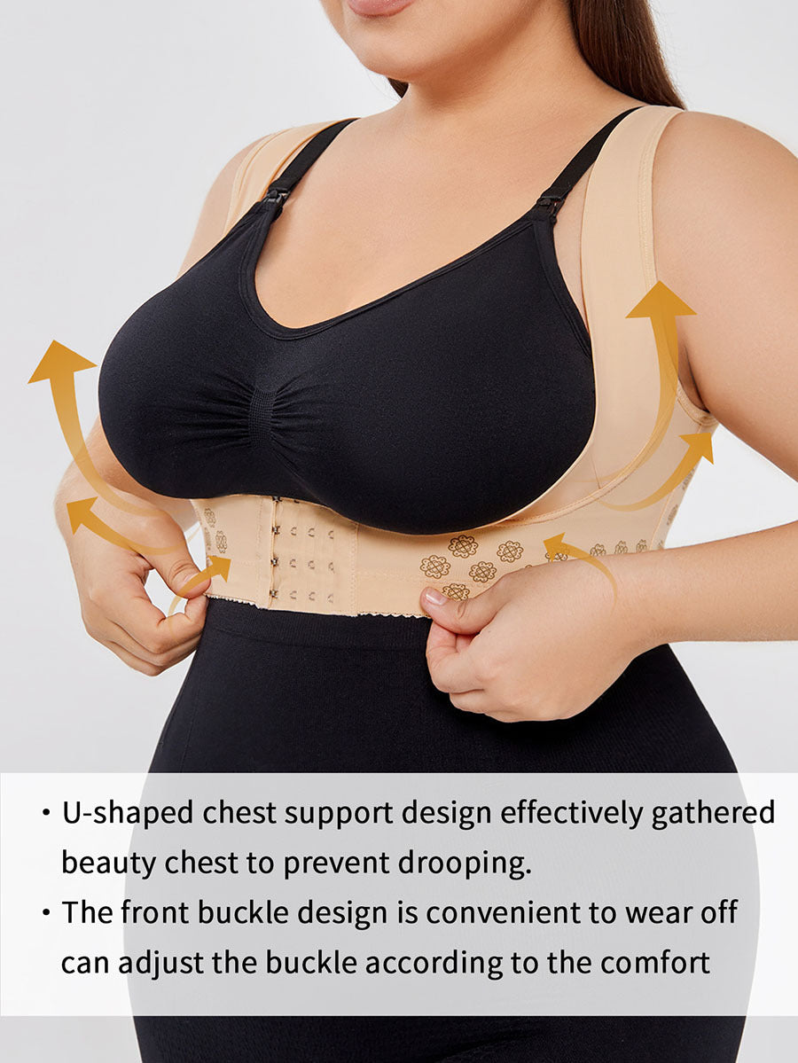 Energy Chip Chest Brace Up For Women Posture Corrector Shapewear Vest - KuzuSHOP