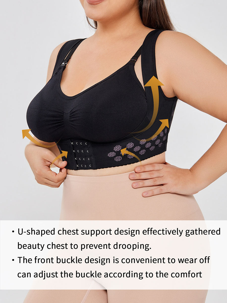 Energy Chip Chest Brace Up For Women Posture Corrector Shapewear Vest - KuzuSHOP