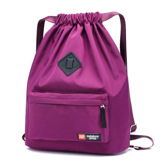 Drawstring bag travel backpack men and women waterproof - KuzuSHOP