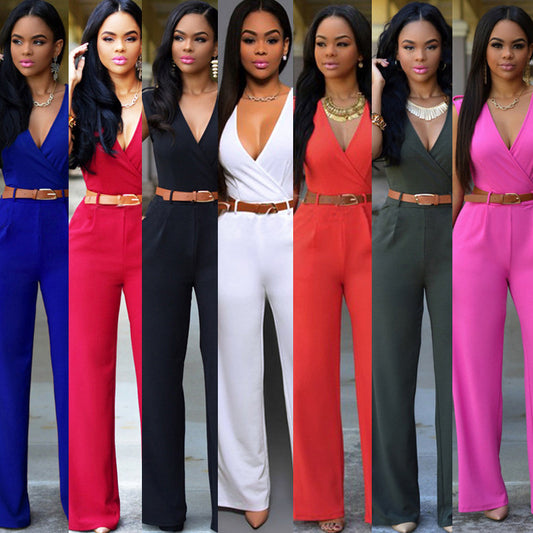 New Women Fashion Jumpsuits Siamese Pants - KuzuSHOP