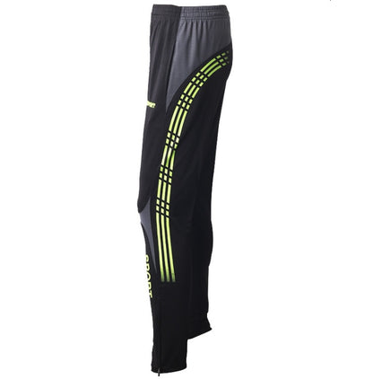 Man straight tube pants leisure pants thin outdoor fitness running FOOTBALL PANTS fast dry casual clothing wholesale - KuzuSHOP