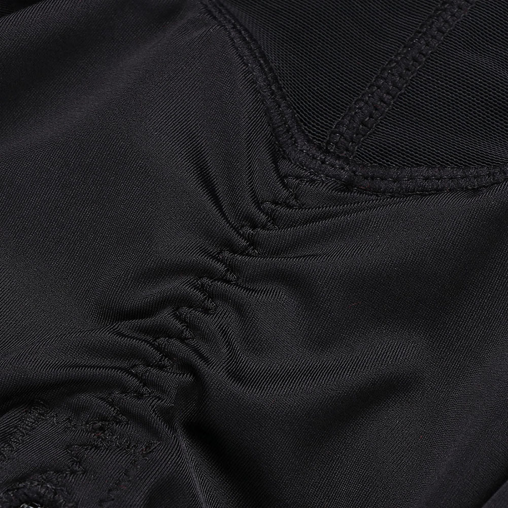 Women's Stretch Mesh Shapewear Pants with Zipper