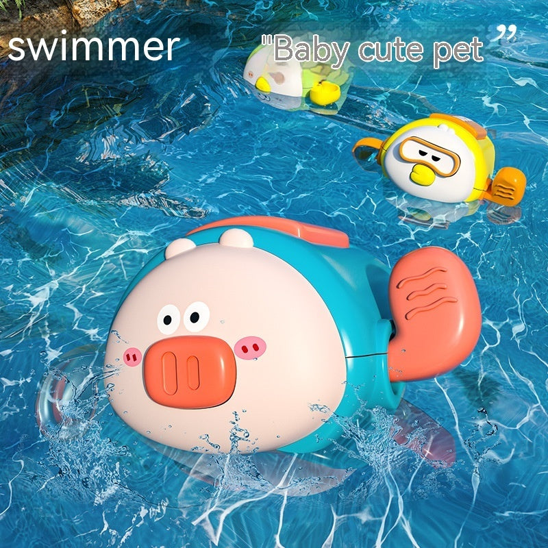 Children's Bath Toys Cartoon Clockwork Bath Water Toys - KuzuSHOP