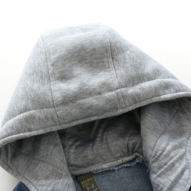 Boys And Children Washed Soft Denim Jacket - KuzuSHOP