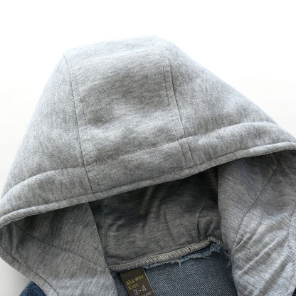 Boys And Children Washed Soft Denim Jacket - KuzuSHOP