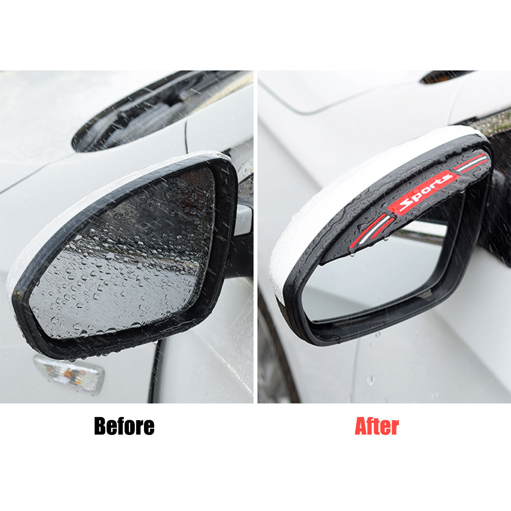 Car Rearview Mirror Rain-proof And Eyebrow - KuzuSHOP