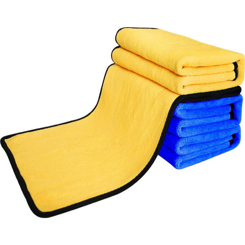Car wash towel cleaning cloth special towel not lint car glass absorbent rag non-deer skin towel thickening without leaving marks - KuzuSHOP