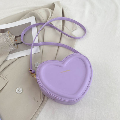 Fashion Heart Shaped Shoulder Messenger Bag