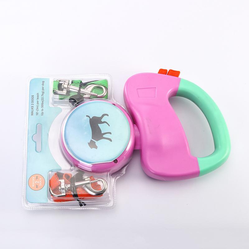 Retractable Dual Pet Dog Walking Leash - KuzuSHOP