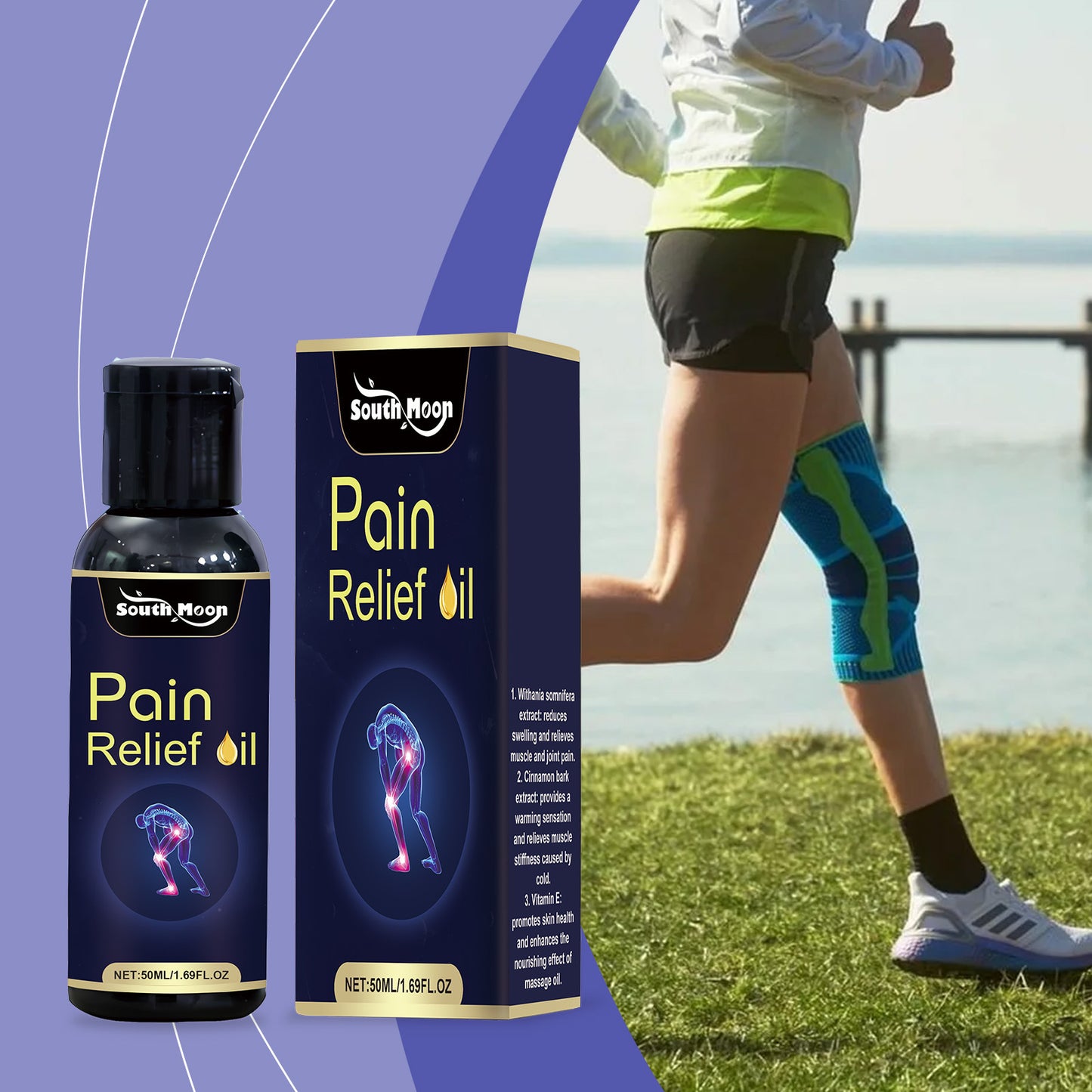 Body Massage Oil Back Neck Shoulder Relief Moisturizing - KuzuSHOP