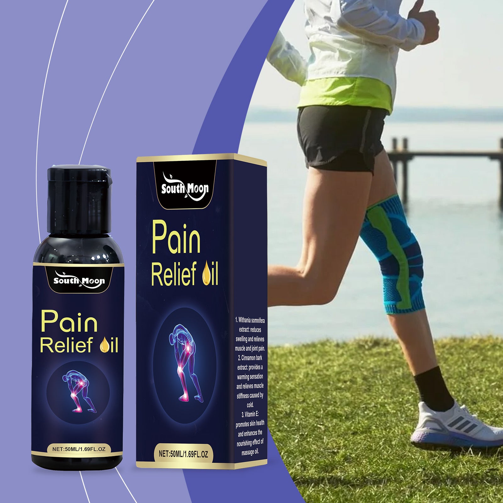 Body Massage Oil Back Neck Shoulder Relief Moisturizing - KuzuSHOP