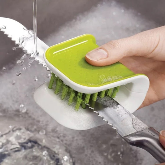 U-Shaped Knife And Cutlery Cleaner Brush Home Kitchen Cleaning Brushes Bristle Scrub Kitchen Washing - KuzuSHOP