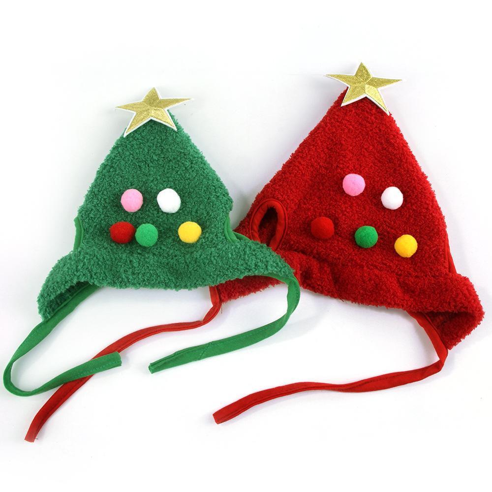 Pet Hat Christmas Tree Shape - KuzuSHOP