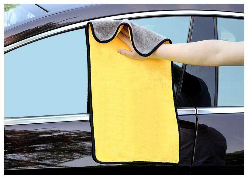 Car wash towel cleaning cloth special towel not lint car glass absorbent rag non-deer skin towel thickening without leaving marks - KuzuSHOP