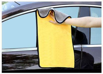 Car wash towel cleaning cloth special towel not lint car glass absorbent rag non-deer skin towel thickening without leaving marks - KuzuSHOP