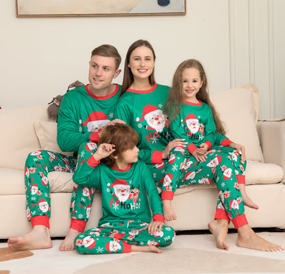 Christmas Pajamas For Family Matching Family Christmas PJs Sets Santa Claus Printed Top Sleepwear - KuzuSHOP