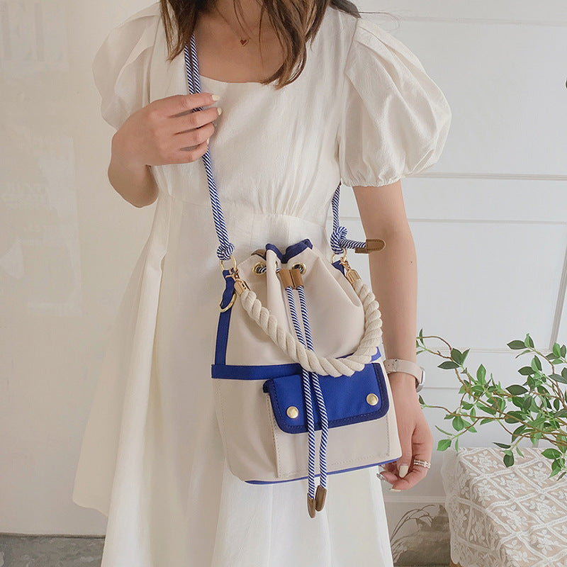 Bag Female Hand Bill Of Lading Shoulder Cross-body Bucket Bag