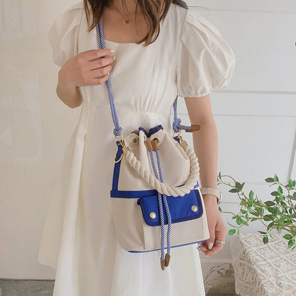 Bag Female Hand Bill Of Lading Shoulder Cross-body Bucket Bag