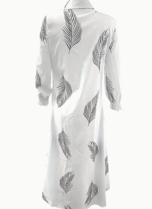 Color Block Striped Shirt Dress - KuzuSHOP