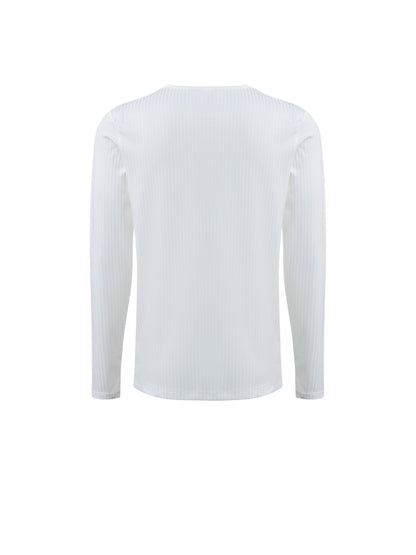 Men's Solid Crew Neck Long Sleeve Active T-shirt Tee, Casual Comfy Shirts For Spring Summer Autumn, Men's Clothing Tops - KuzuSHOP