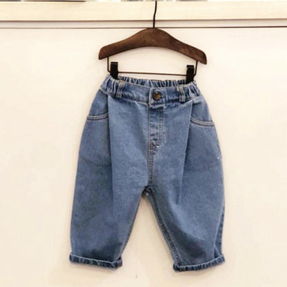 Children's ins versatile jeans - KuzuSHOP