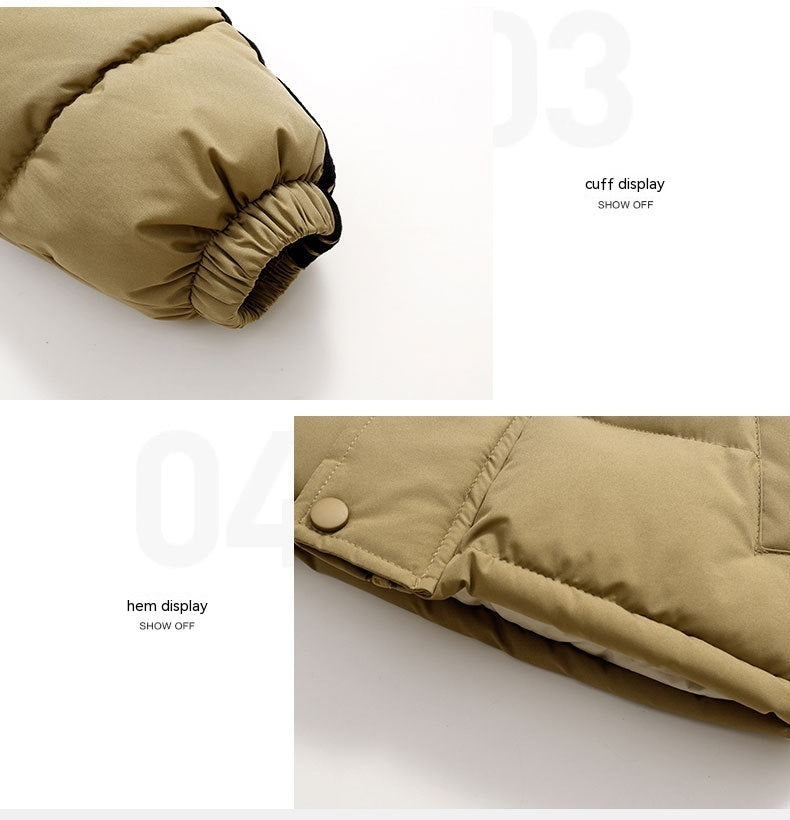 Children's Cotton Clothes Thickened Fall Winter Coat - KuzuSHOP
