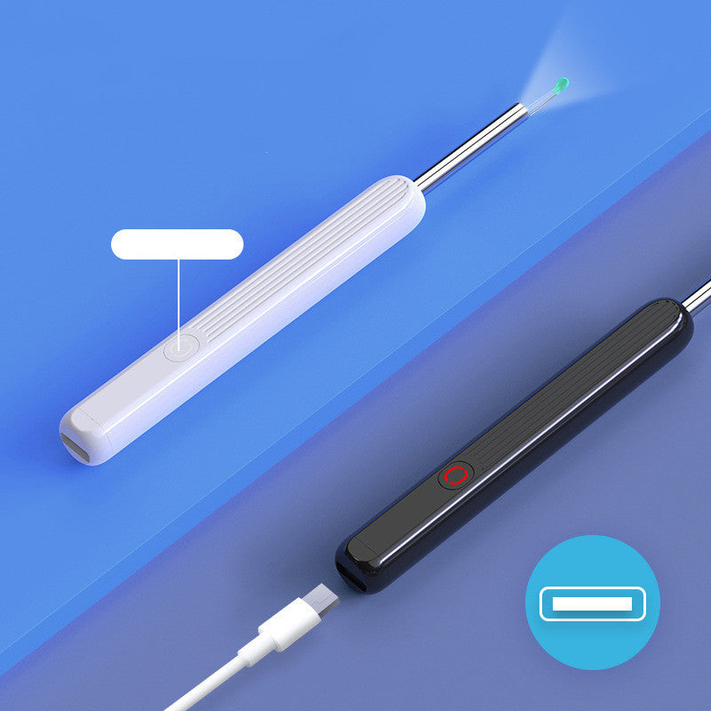 NE3 Ear Cleaner Otoscope Ear Wax Removal Tool With Camera LED Light Wireless Ear Endoscope Ear Cleaning Kit For I-phone - KuzuSHOP