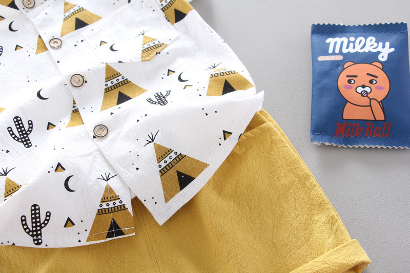 Summer Korean Style 1-4 Years Old Infant Children's Suit - KuzuSHOP
