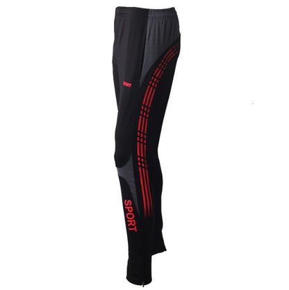 Man straight tube pants leisure pants thin outdoor fitness running FOOTBALL PANTS fast dry casual clothing wholesale - KuzuSHOP
