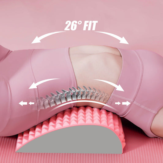Back Stretcher Pillow Neck Lumbar Support Massager For Neck Waist Back Sciatica Herniated Disc Pain Relief Massage Relaxation - KuzuSHOP