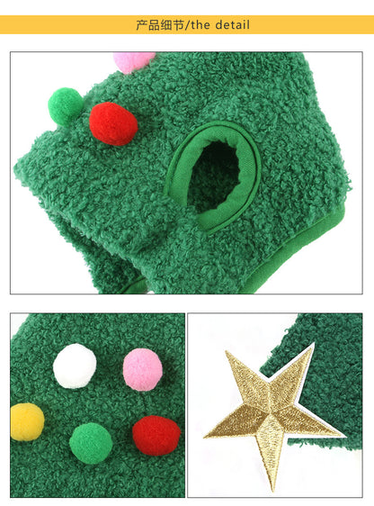 Pet Hat Christmas Tree Shape - KuzuSHOP