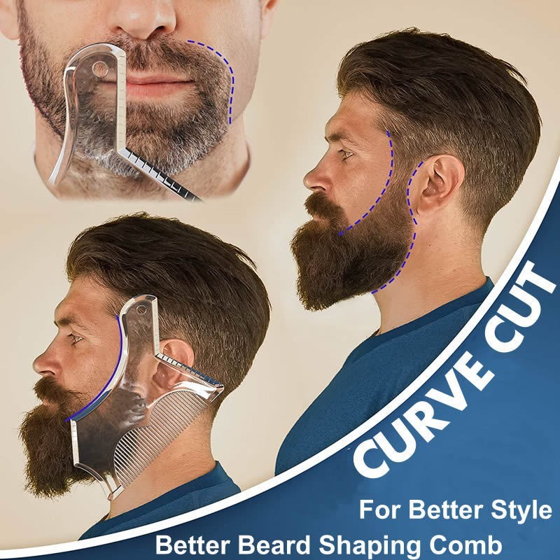 Men's Care Beard Comb 8-in-1 Beard Comb - KuzuSHOP