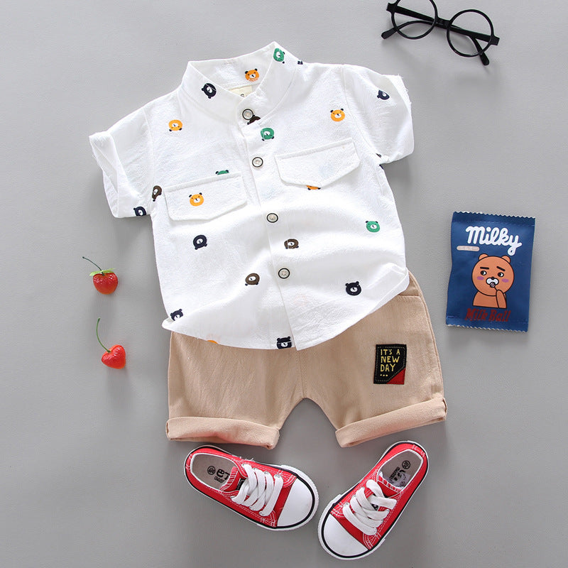 Summer Korean Style 1-4 Years Old Infant Children's Suit - KuzuSHOP