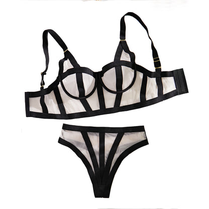 Women's Mesh Splicing Shapewear Two-piece Set - KuzuSHOP