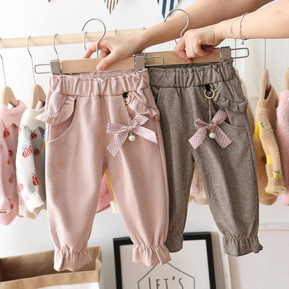 Baby Trousers, Children's Casual Pants, Spring And Autumn Children's Bloomers