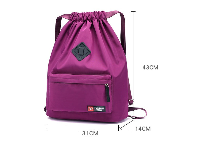 Drawstring bag travel backpack men and women waterproof - KuzuSHOP