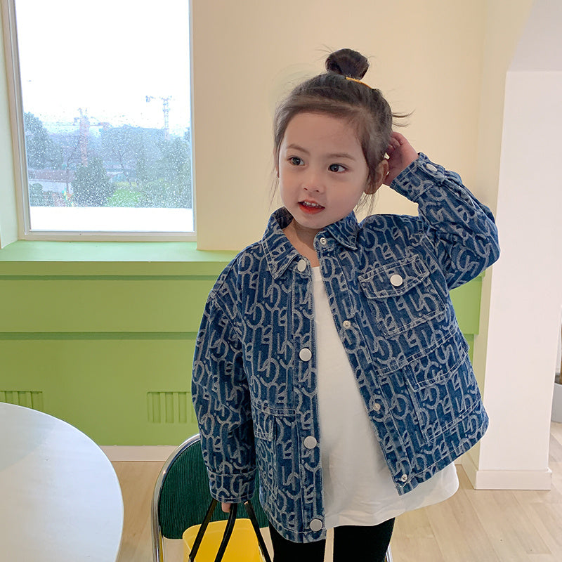 Girls' Jackets, Children's Clothing, Girls' Baby Denim Jackets - KuzuSHOP