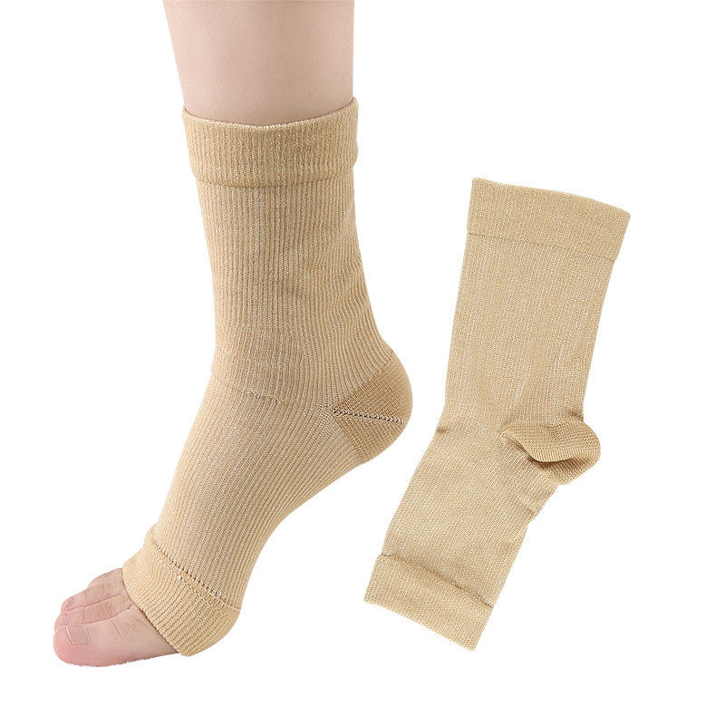 Compression Socks Foot Sleeve Relieve Swelling Open Toe Socks Cycling Running Basketball Sports Socks Women Men - KuzuSHOP