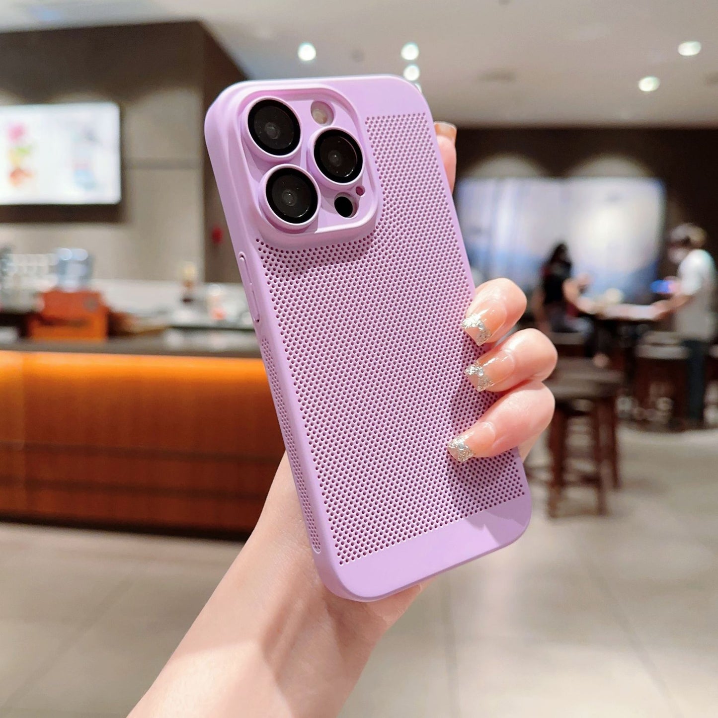 Ultra-thin Heat Dissipating Mesh Shell Phone Case