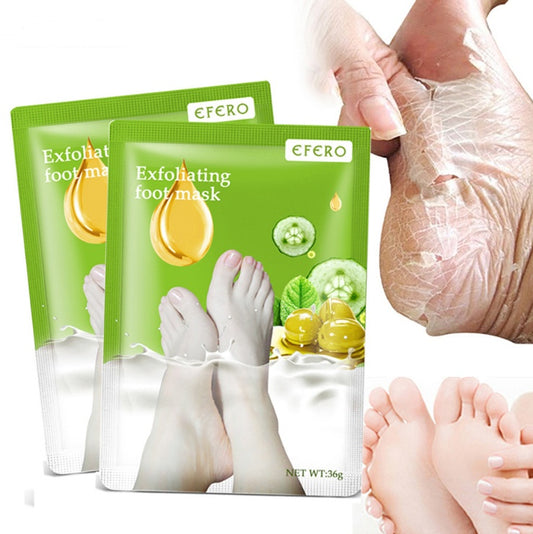Exfoliating Foot Mask Foot SPA Pedicure Socks Removing Dead Skin Whitening Heels Feet Peeling Anti Cracked Foot Skin Care - KuzuSHOP