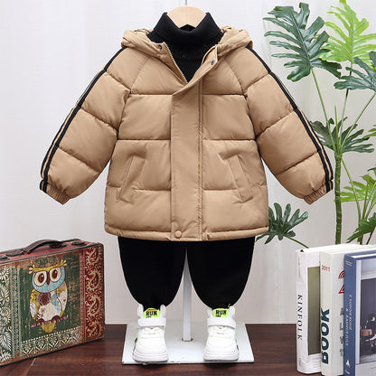 Children's Cotton Clothes Thickened Fall Winter Coat - KuzuSHOP