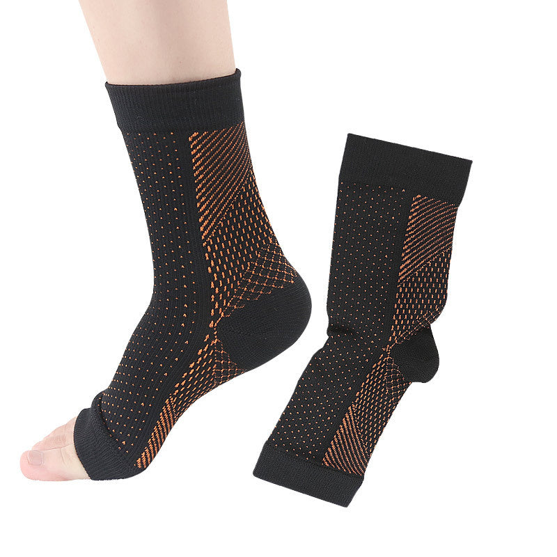 Compression Socks Foot Sleeve Relieve Swelling Open Toe Socks Cycling Running Basketball Sports Socks Women Men - KuzuSHOP