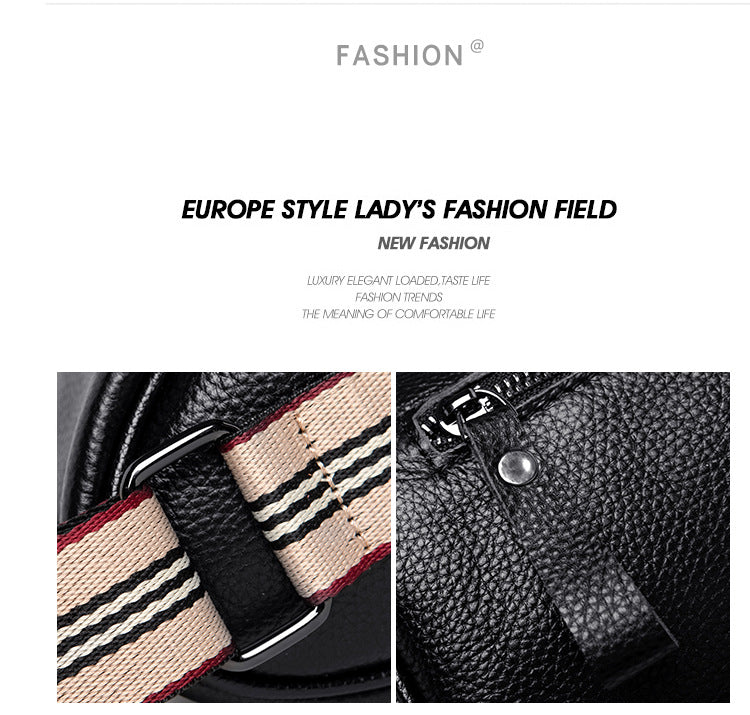 Cross-border first-layer cowhide pillow bag women 2021 new trendy large-capacity shoulder Messenger bag casual leather women's bag - KuzuSHOP